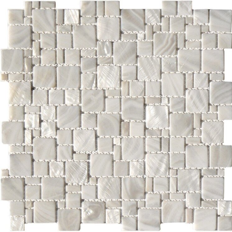 Мозаїка (30.5x30.5) MOPM-PN-MUL Panay Multisize - Shell Mosaic з колекції Shell Mosaic Studio Vega