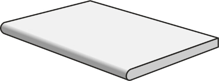 Сходинка 60x90 Gradone Lineare Stondato Hla 203 Rett - Lavaredo2 з колекції Lavaredo2 Del Conca