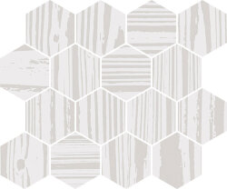 Мозаїка 28,7*34,4 Wood Mos.esagona Pearl 0099893 Minimal Design Cerdisa