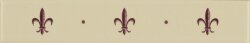 Бордюр Fleur De Lis Border Burgundy 2.5x15.2 Artworks Colonial White Original Style Бордюр Fleur De Lis Border Burgundy 2.5x15.2 Artworks Colonial White Original Style