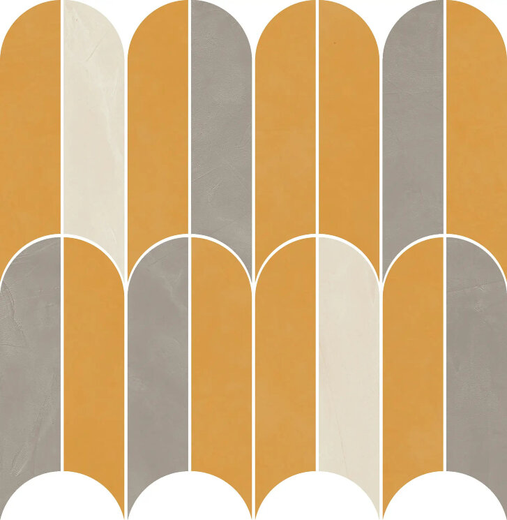 Мозаїка Brush Mosaico Arch Mix Camel - 32.5x33.5 432099 Brush з колекції Brush Armonie