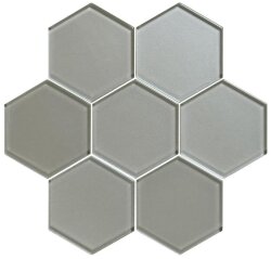 Мозаїка Metallic Hexagon Starcia 38.6x29.8 Glassworks Original Style