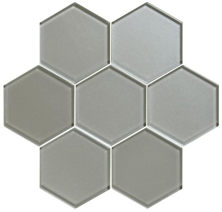 Мозаїка Metallic Hexagon Starcia 38.6x29.8 Glassworks Original Style з колекції Glassworks Original Style