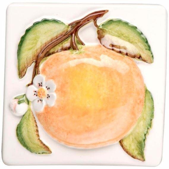 Декор Orange Clematis 10x10 La Belle Original Style з колекції La Belle Original Style Декор Orange Clematis 10x10 La Belle Original Style з колекції La Belle Original Style