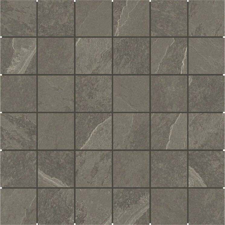 Мозаїка 30x30 00MH190 Dolomiti Mosaico 5x5 Antracite Elios Ceramica Dolomiti з колекції Dolomiti Elios Ceramica