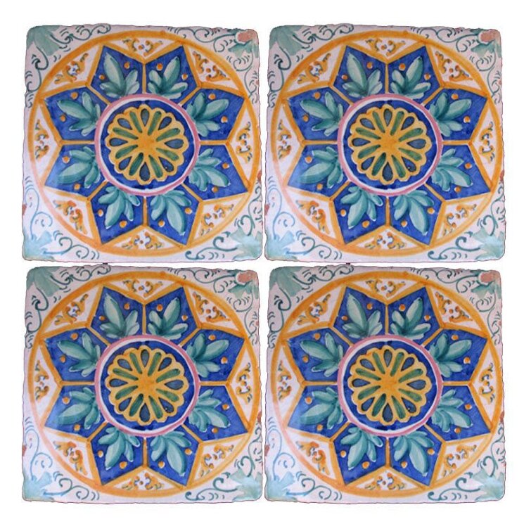 Декор (15x15) Piastrelle Maioliche Repro 037/B - Maioliche Repro з колекції Maioliche Repro Scianna