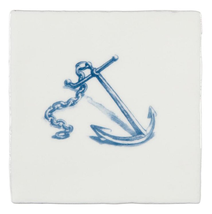 Декор Anchor Blue On Papyrus 13x13 Residence Winchester з колекції Residence Winchester