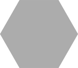 Плитка Solid Silver Hex 25 - 22x25 Solid Плитка Solid Silver Hex 25 - 22x25 Solid