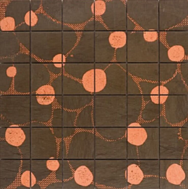 Декор (30.5x30.5) Atollo 50GF-copper - Charme з колекції Charme Lithos Mosaico