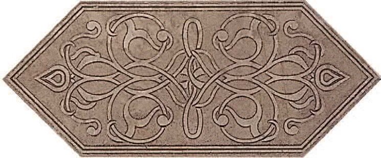 Декор (6.7x16) Casale B8TR-Seppia - Deco з колекції Deco Lithos Mosaico