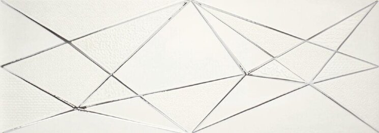 Декор Dec Zig Zag White 30x90 Crea Ape з колекції Crea Ape
