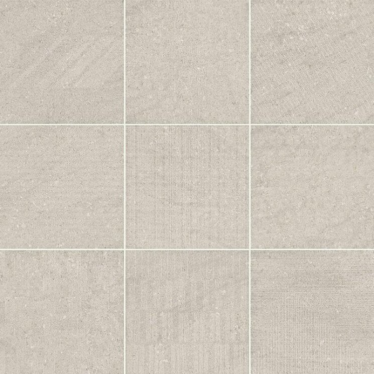 Декор Outline Mix Scrambled Greige 20x20 Pietre41 41zero42 з колекції Pietre41 41zero42