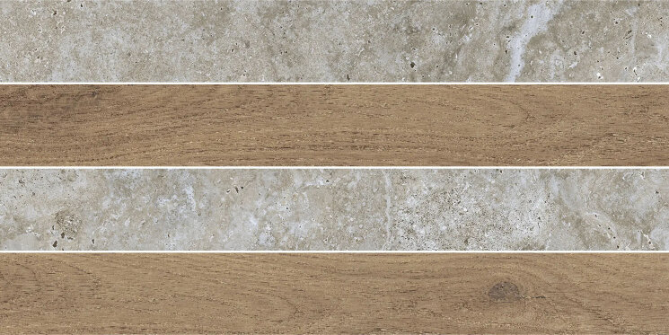 Мозаїка D LINEN MOCHA KALUA AS HORIZON - 30x60 38122 Linen з колекції Linen Peronda Museum