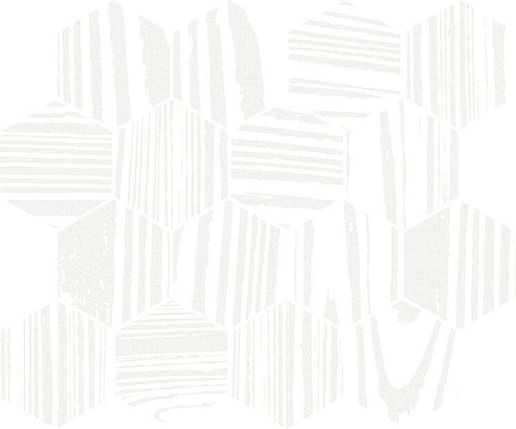 Мозаїка 28,7*34,4 Wood Mos.esagona Pure White 0099891 Minimal Design Cerdisa з колекції Minimal Design Cerdisa Мозаїка 28,7*34,4 Wood Mos.esagona Pure White 0099891 Minimal Design Cerdisa з колекції Minimal Design Cerdisa