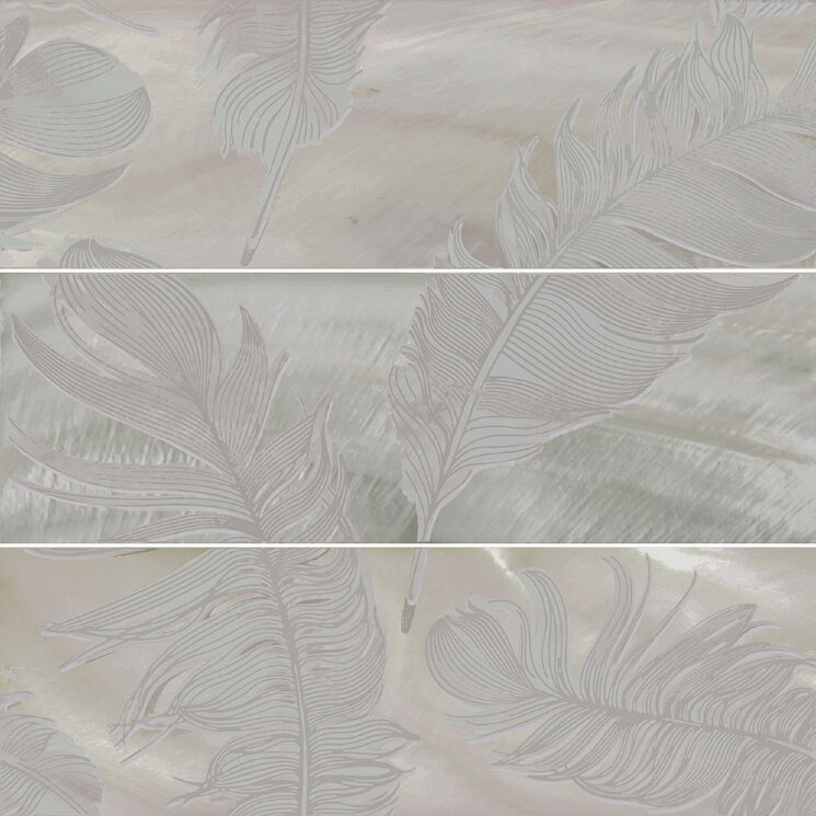 Декор (75x75) 575324 Dec. Plume Bruno - Opale з колекції Opale Iris