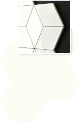 Цоколь 20.4x23.8 Uniwersalna Mozaika Prasowana Bianco Paradyz Romb Hexagon