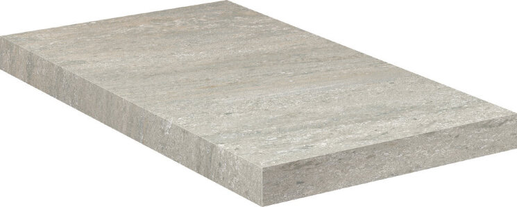 Кутова сходинка (33x80) 62560 Angolo Dx Gradino C.Retta Grey - Lefka Maxi з колекції Lefka Maxi Cerdomus