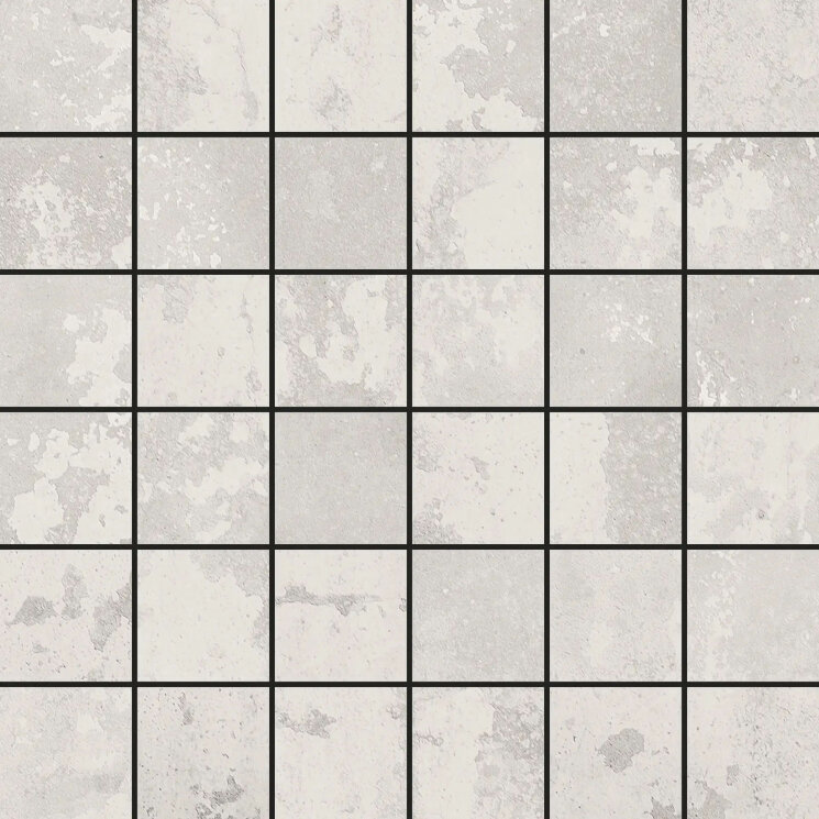 Мозаїка Mos Plaster Blended Grey 4 7 - 29.5x29.5 DC745 Plaster з колекції Plaster Aleluia