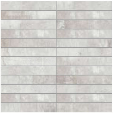 Мозаїка 30X30 Oxydum White (Tozz. 2,5X15) La Fenice з колекції Oxydum La Fenice