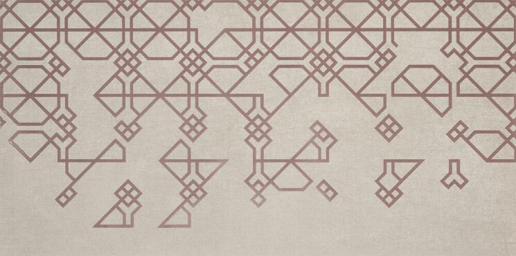 Декор Geometria A Marsala 50x100 Sartoria Petracers з колекції Sartoria Petracers