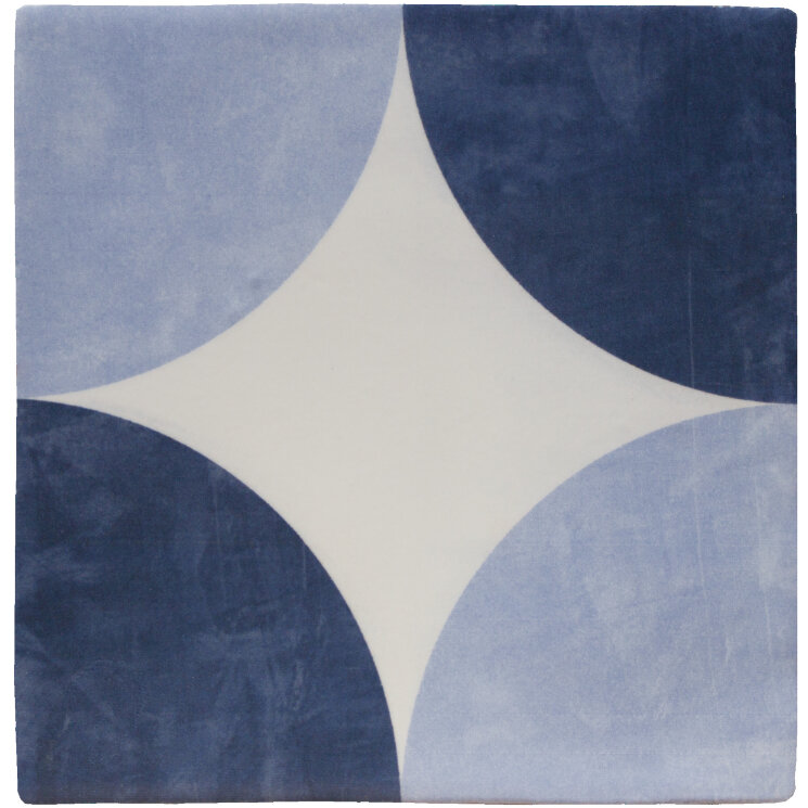 Плитка 15x15 New Pop Dec. 1 Blue-New Pop з колекції New Pop Cevica