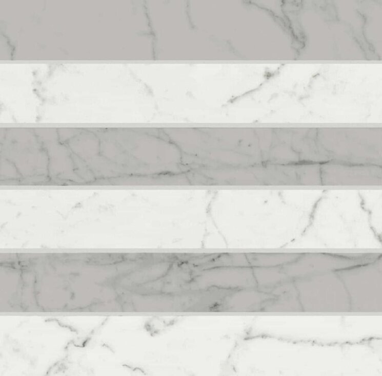 Мозаїка Ghost Mosaico 3D Lucido 5x30 30x30 Antique Marble Cerim з колекції Antique Marble Cerim