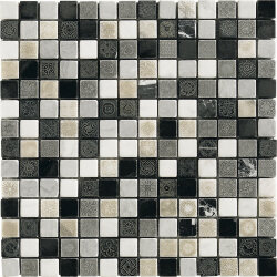 Мозаїка (31x31) 642002 50Decor Nero 2X2Mix - Altagamma