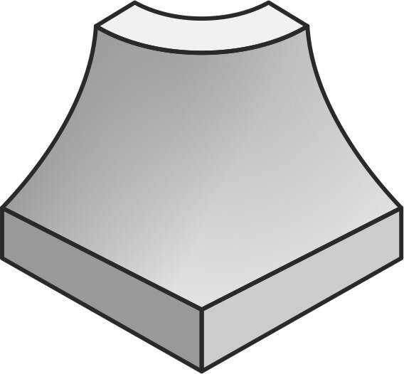 Куточок 3x3 Pool Porc Cloud Ext. Media Ca?a-Pool Porc. з колекції Pool Porc. Natucer