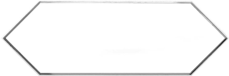 Плитка Zenith Decor Silver White Liso - 10x30  Zenith з колекції Zenith Maritima