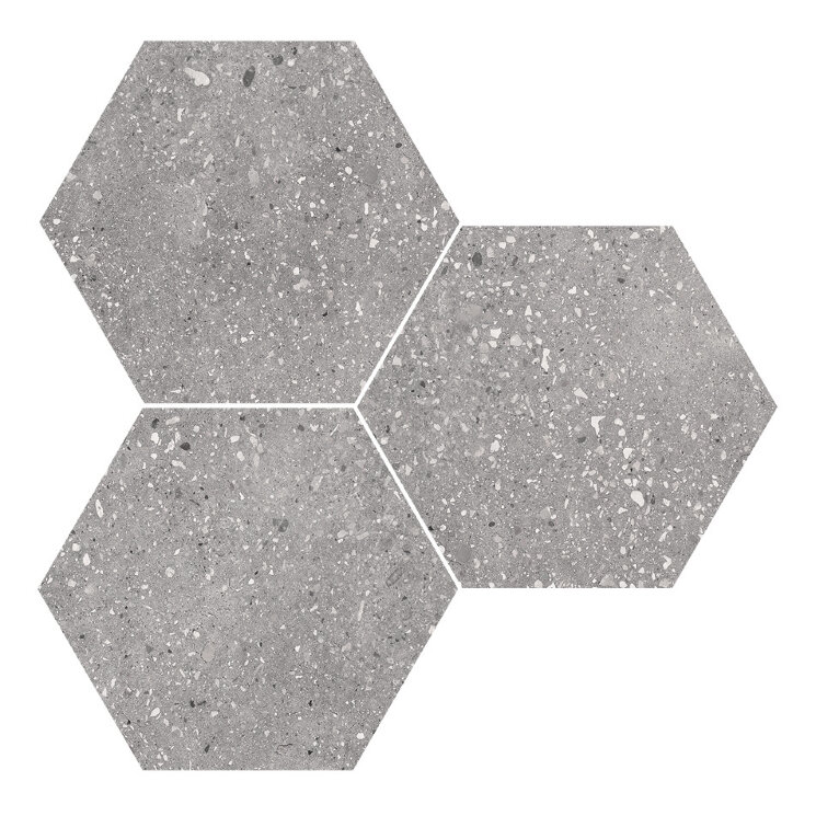 Плитка 25x29 Wind Grey Nat Hex G-7230-Wind з колекції Wind Apavisa