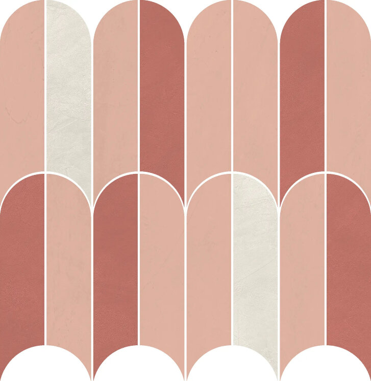 Мозаїка Brush Mosaico Arch Mix Cipria - 32.5x33.5 432097 Brush з колекції Brush Armonie