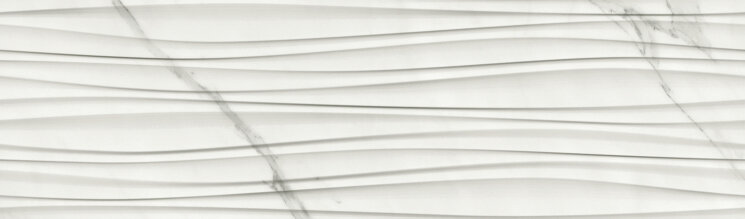 Плитка 25x85 1 Posh Struttura Onda Calacatta - Posh - 42200071 з колекції Posh Mo.da