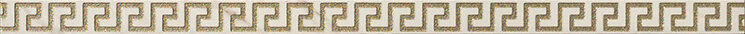 Декор (2.7x58.5) 2402410 List. Greca Bianco Sab - Marble з колекції Marble Versace