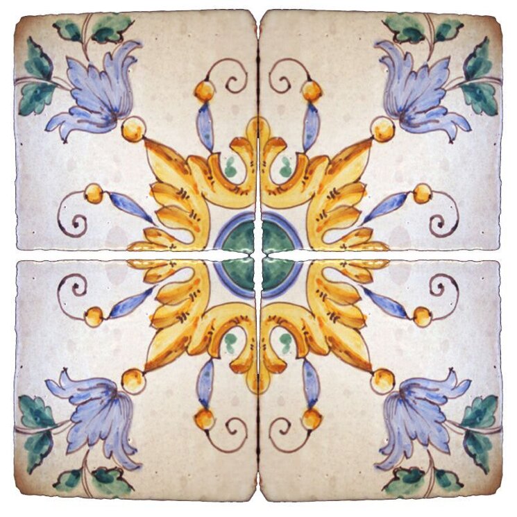 Декор (20x20) Piastrelle Maioliche Repro 062/C - Maioliche Repro з колекції Maioliche Repro Scianna Декор (20x20) Piastrelle Maioliche Repro 062/C - Maioliche Repro з колекції Maioliche Repro Scianna