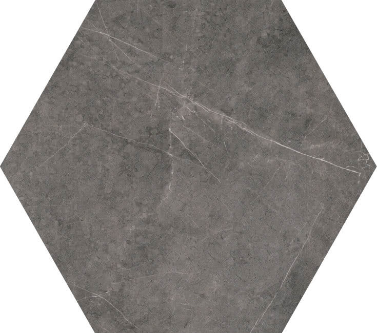 Декор (12.5x10.8) Esagono L6,2 Pietra Grey Lev 5Pl - Slimtech Nest з колекції Slimtech Nest Lea