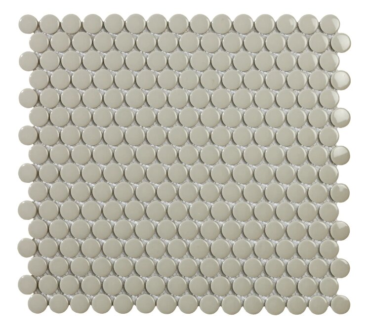 Мозаїка 29.1x31.5 Penny Grey Gloss Intermatex Penny з колекції Penny Intermatex