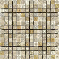 Мозаїка (31x31) 642011 Full Decor Beige Metal 2X2Mix - Altagamma