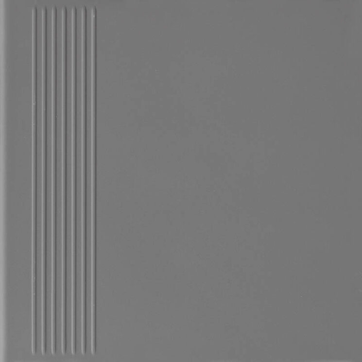 Сходовий елемент 30x30 Bazo Nero Stopnica Prosta Gres Monokolor Mat. з колекції Bazo Paradyz