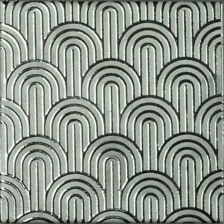 Плитка 14,8*14,8 Elegance Silver Glossy Gatsby ZYX з колекції Gatsby ZYX