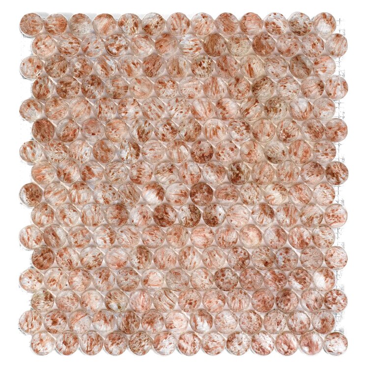 Мозаїка 27.6x29.4 921 Aventurine Barrels Sicis Neoglass з колекції Neoglass Sicis