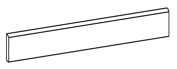 Плінтус 8x44.3 Boulevard Skirting Grey Natural ret Aleluia Boulevard з колекції Boulevard Aleluia