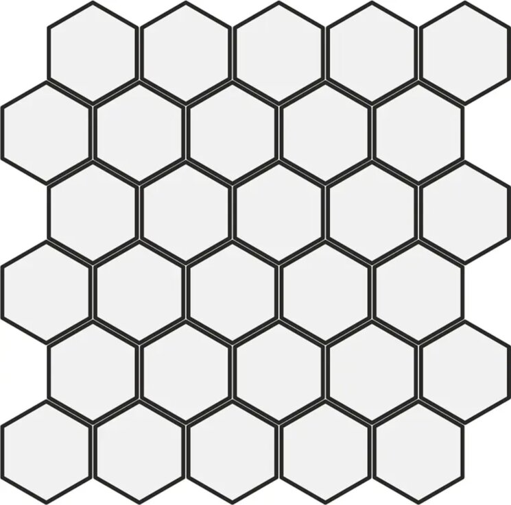 Мозаїка 28.9x30 11016127 Esagoni Dark Grey Casalgrande Padana R-Evolution з колекції R-Evolution Casalgrande Padana