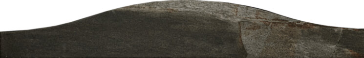 Декор 11x89,46 Materia Black Natural End Convex G-171-Materia з колекції Materia Apavisa