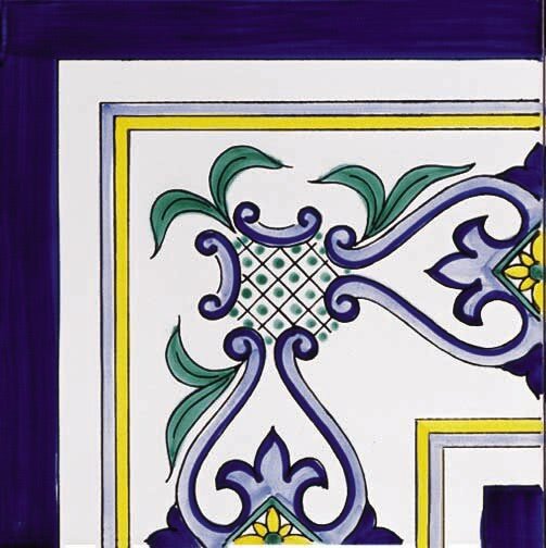 Декор (20x20) Monica Angolo20 IFestoni - Ceramica Artistica Vietrese з колекції Ceramica Artistica Vietrese Giovanni De Maio