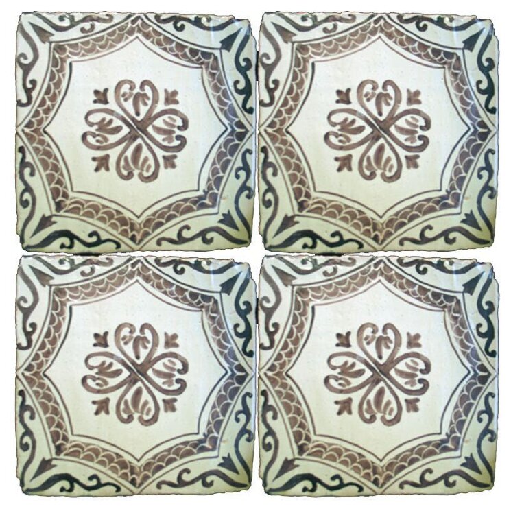 Декор (20x20) Piastrelle Maioliche Repro 064/C - Maioliche Repro з колекції Maioliche Repro Scianna