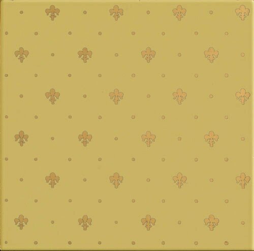 Плитка (20x20) Gll03-02 Giglio Oro Su Crema - Grand Elegance Gold з колекції Grand Elegance Gold Petracers