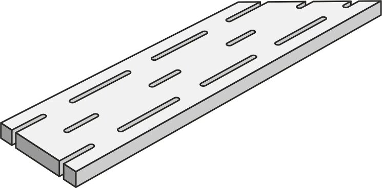 20x90 Ceppo Di Gre Griglia SX Grey RS Tuscania Ceppo Di Gre з колекції Ceppo Di Gre Tuscania