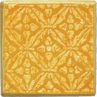 Декор (10x10) 020I545 Tappeto Delft Fondo Giallo - Cafe Del Mar з колекції Cafe Del Mar Elios