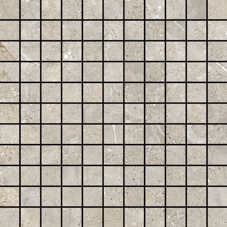 Мозаїка 29.5x29.5 DC2032 Stone age mosaic greige satin Aleluia Stone Age з колекції Stone Age Aleluia