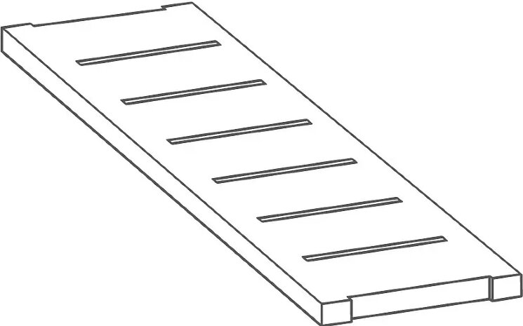 20x60 XAQ6G1 Nix Griglia Castelvetro Aequa Outfit 2.0 з колекції Aequa Outfit 2.0 Castelvetro